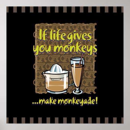 Poster Si la vie vous donne des singes (Devant)