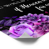 Poster Si le Ciel n'était pas loin imprimer. Mémorial pou (Coin)