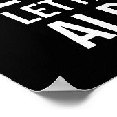 Poster Si Le Plan A Échoue - Drôle Motivation De Succès (Coin)