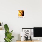 Poster Si le problème peut être résolu, pourquoi s'inquié (Bureau à domicile)