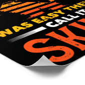 Poster Si le snowboard était facile, ils l'appelleraient  (Coin)