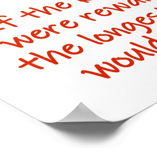 Poster Si Les Âmes Les Plus Géniales Étaient Récompensées (Coin)