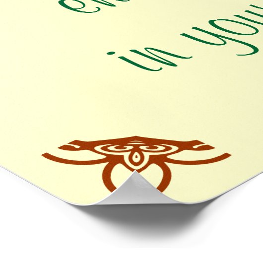 Poster Si l'herbe est toujours plus verte de l'autre côté (Coin)