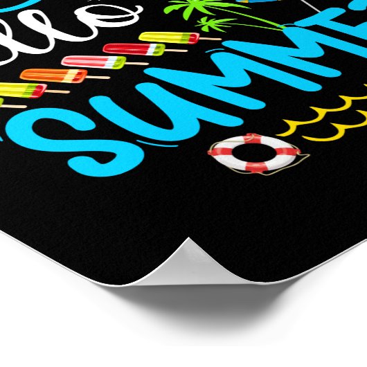 Poster Si Long 1E Année Bonjour Été Dernier Jour De L'Éco (Coin)