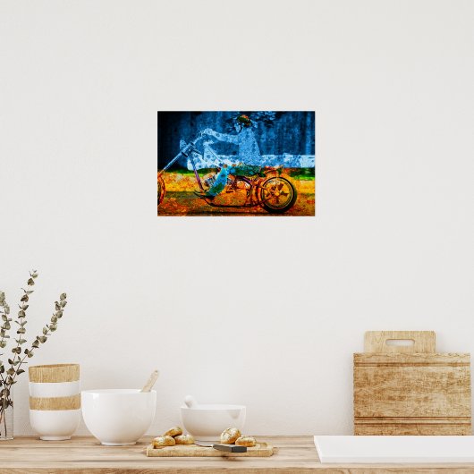 Poster si long hélico (Cuisine)