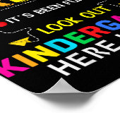 Poster Si longtemps Pré K maternelle ici Graduate Dernier (Coin)