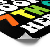 Poster Si longue 6e année regardez dehors 7e année Je vie (Coin)