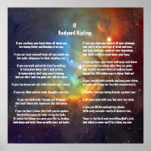 Poster Si par Rudyard Kipling (Devant)