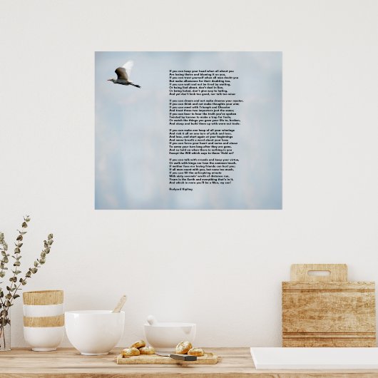 Poster Si par Rudyard Kipling (Cuisine)