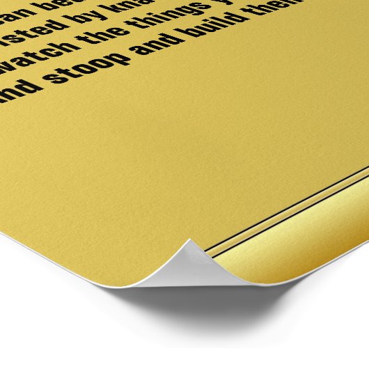 Poster Si par Rudyard Kipling (Coin)