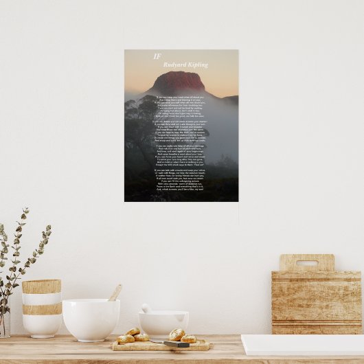 Poster Si - Rudyard Kipling (Cuisine)