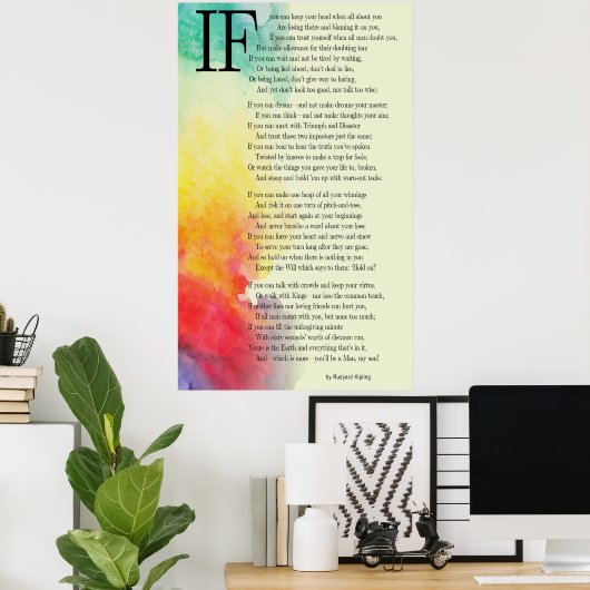 POSTER SI - RUDYARD KIPLING (Bureau à domicile)