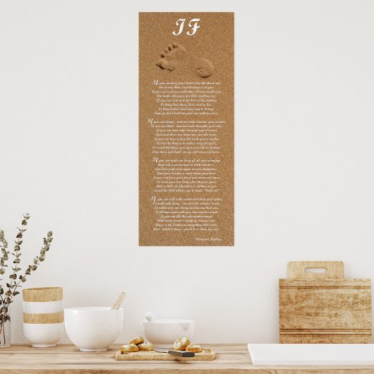 Poster Si - Rudyard Kipling Poème Imprimer (Cuisine)
