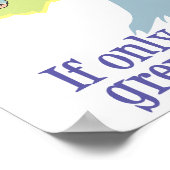 Poster Si seulement des petits gâteaux sur les arbres (Coin)