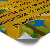 Poster Si Tout est Excellent ou Louable (Coin)