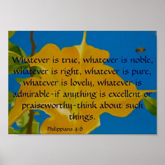 Poster Si Tout est Excellent ou Louable (Devant)