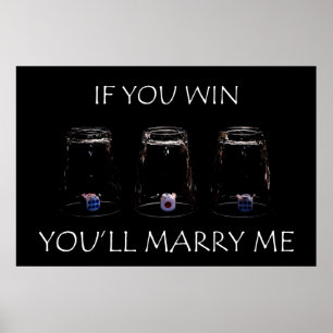 Poster Si tu gagnes, tu vas m'épouser