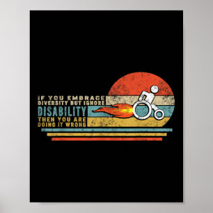 Poster Si Vous Acceptez La Diversité Mais Ignorez Le Hand