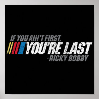 Poster Si Vous Aimez D'Abord Vous Êtes Dernier