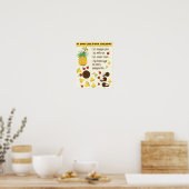 Poster Si vous aimez Pina Coladas conception de la recett (Cuisine)