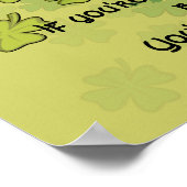 Poster Si vous avez la chance d'être Irlandais... (Coin)