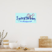 Poster Si vous avez le temps de vous inquiéter... (Cuisine)