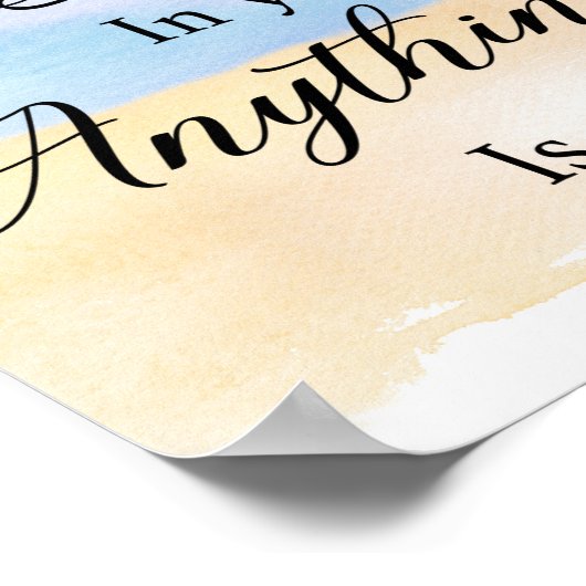 Poster Si Vous Croyez En Vous Tout Est Possible (Coin)