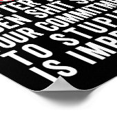 Poster Si Vous Détestez Encore Trump Après Ce Spectacle D (Coin)