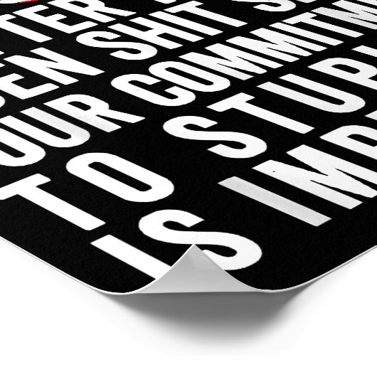 Poster Si Vous Détestez Trump Après Ce Spectacle De Biden (Coin)