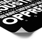 Poster Si Vous Êtes Neutre Dans Les Situations D'Injustic (Coin)