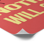 Poster Si Vous Ne Changez Rien, Rien Ne Changera (Coin)