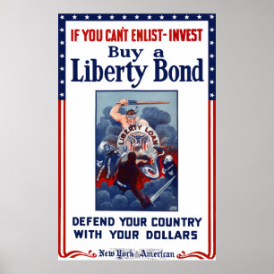 Poster Si vous ne pouvez pas vous enrôler - Investir