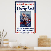 Poster Si vous ne pouvez pas vous enrôler - Investir (Cuisine)