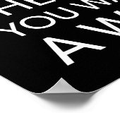 Poster Si vous ne sacrifiez pas pour ce que vous voulez p (Coin)