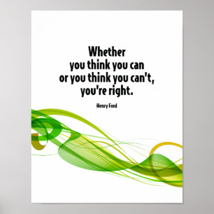 Poster Si Vous Pensez Pouvoir Citer Motivationnelle