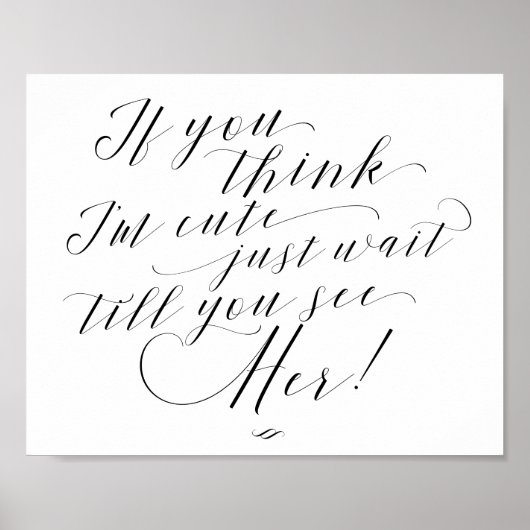 Poster Si vous pensez que je suis mignon, attendez le Mar (Devant)