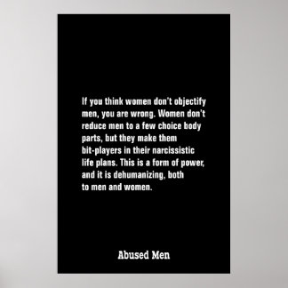 Poster Si vous pensez que les femmes ne récriminent pas l