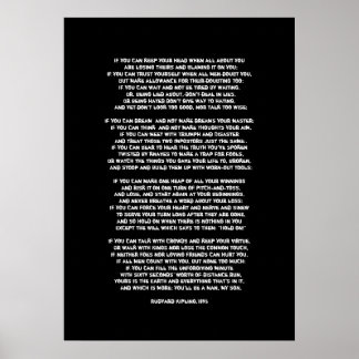 Poster Si vous pouvez garder la tête quand tout à propos