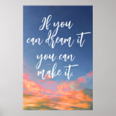 Poster "Si vous pouvez le rêver" (Devant)