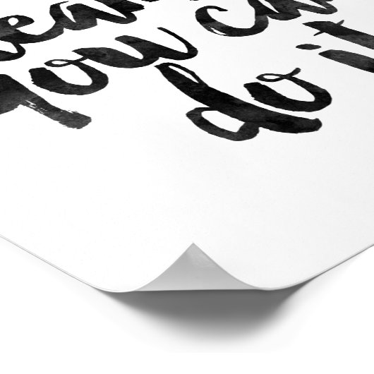 Poster Si vous pouvez le rêver vous pouvez le faire (Coin)