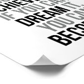 Poster Si Vous Pouvez L'Imaginer, Vous Pouvez Y Arriver. (Coin)