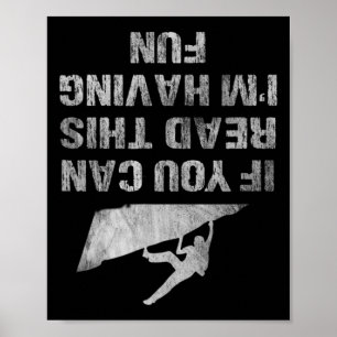 Poster Si vous pouvez lire ceci, je m'amuse, drôle d'esca