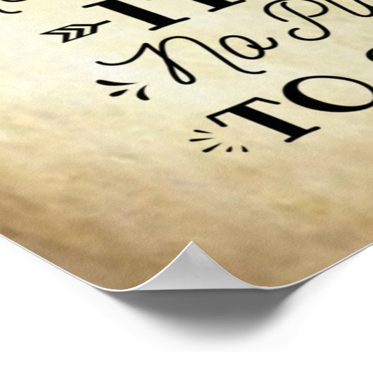 Poster Si vous traversez l'enfer - Motivate Inspire (Coin)