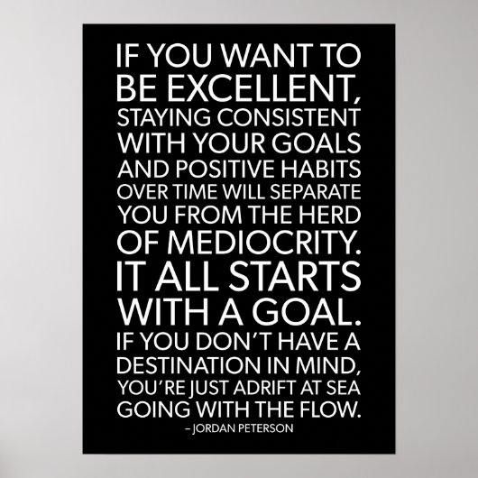 Poster Si Vous Voulez Être Excellent (Devant)