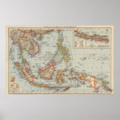 Poster Siam, archipel malais (Devant)