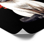 Poster Siamese Cat Lover Floral Heart Valentines Day (Coin)