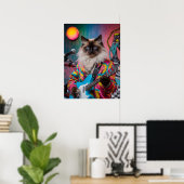 Poster Siamese Cat Rocker (Bureau à domicile)