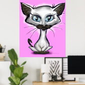 Poster Siamese Kitten (Bureau à domicile)