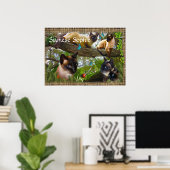 Poster Siamese (nom de votre chatte) (Bureau à domicile)
