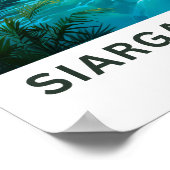 Poster Siargao Island Philippines Imprimer Voyage (Coin)